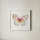 Colorful Breeze XI by Lisa Audit. Shown in a crisp white glass frame for a clean and minimalist style. Available as an archival giclee rolled canvas, fine art paper, or poster print. SKU 25037a.