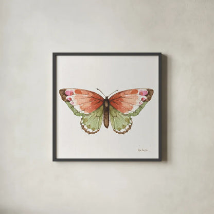 Colorful Breeze XIII by Lisa Audit. Shown in a sleek black glass frame for a contemporary gallery look. Available as an archival giclee rolled canvas, fine art paper, or poster print. SKU 26361a.