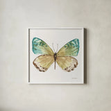 Colorful Breeze XIV by Lisa Audit. Shown in a crisp white glass frame for a clean and minimalist style. Available as an archival giclee rolled canvas, fine art paper, or poster print. SKU 26362a.