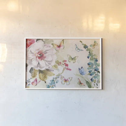 Colorful Breeze XV by Lisa Audit. shown as a paper print in a white frame. Available as a archival giclee rolled canvas, fine art paper, or poster print. SKU 26408i.