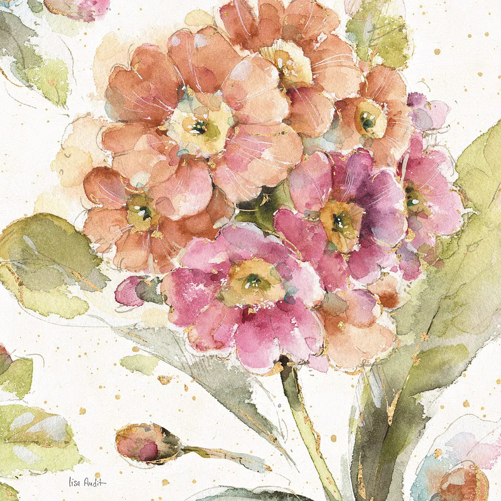 Country Bloom VI by Lisa Audit. SKU 30027a. Archival Giclee Fine art print for wall decor.