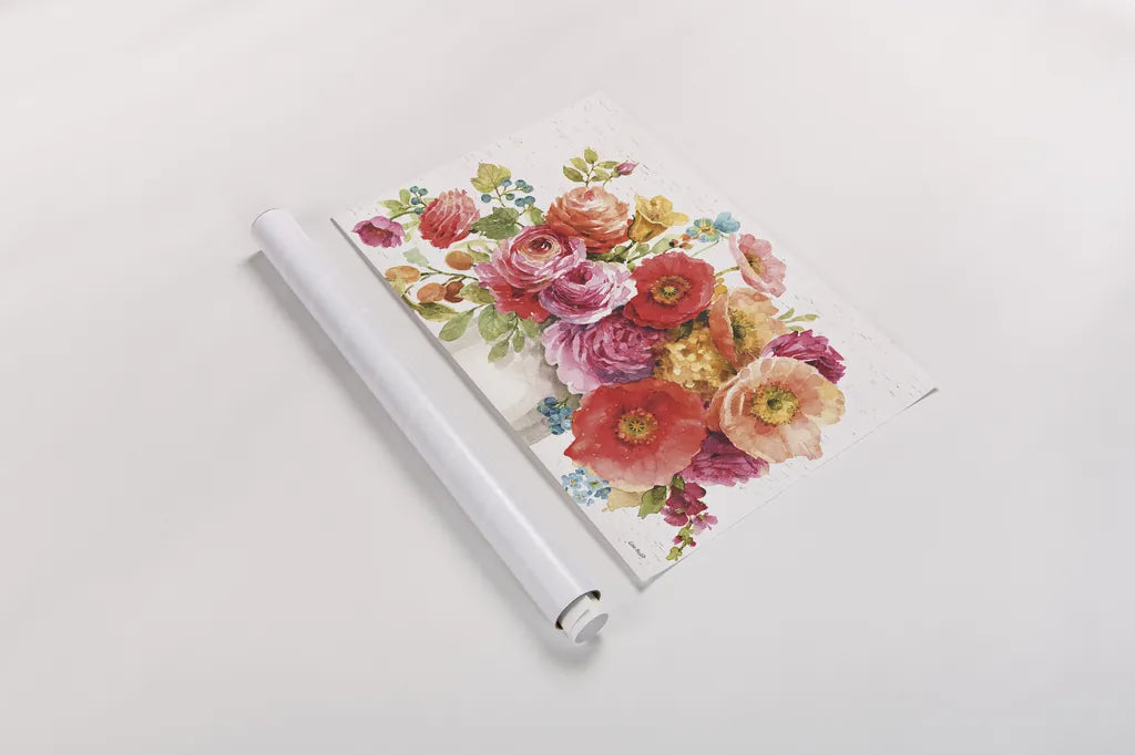 Country Fresh I by Lisa Audit. shown as a rolled paper print. Available as archival giclee rolled canvas, fine art paper, or poster print. SKU 42078i.