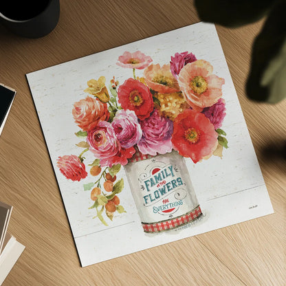 Country Fresh II by Lisa Audit. Shown as a detailed flat fine art print, highlighting archival giclee quality. Available as an archival giclee rolled canvas, fine art paper, or poster print. SKU 42079a.