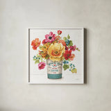 Country Fresh III by Lisa Audit. Shown in a crisp white glass frame for a clean and minimalist style. Available as an archival giclee rolled canvas, fine art paper, or poster print. SKU 42080a.