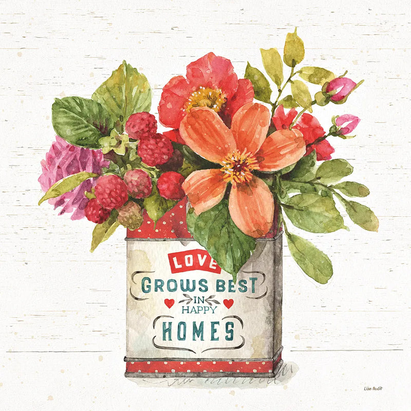 Country Fresh V by Lisa Audit. SKU 42082a. Archival Giclee Fine art print for wall decor.