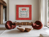 Country Fresh VI by Lisa Audit. Shown as extra-large giant wall art in a modern living room. Available as an archival giclee rolled canvas, fine art paper, or poster print. SKU 42083a.
