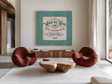Country Fresh VIII by Lisa Audit. Shown as extra-large giant wall art in a modern living room. Available as an archival giclee rolled canvas, fine art paper, or poster print. SKU 42085a.