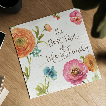 Country Fresh X Family by Lisa Audit. Shown as a detailed flat fine art print, highlighting archival giclee quality. Available as an archival giclee rolled canvas, fine art paper, or poster print. SKU 44963a.