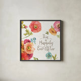 Country Fresh XII by Lisa Audit. Shown in a sleek black glass frame for a contemporary gallery look. Available as an archival giclee rolled canvas, fine art paper, or poster print. SKU 42089a.