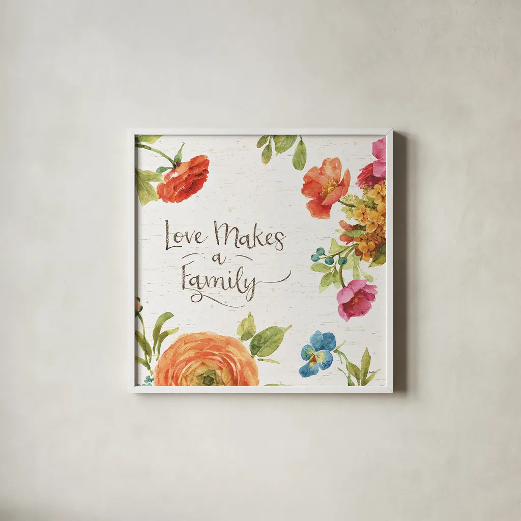 Country Fresh XIII by Lisa Audit. Shown in a crisp white glass frame for a clean and minimalist style. Available as an archival giclee rolled canvas, fine art paper, or poster print. SKU 42090a.