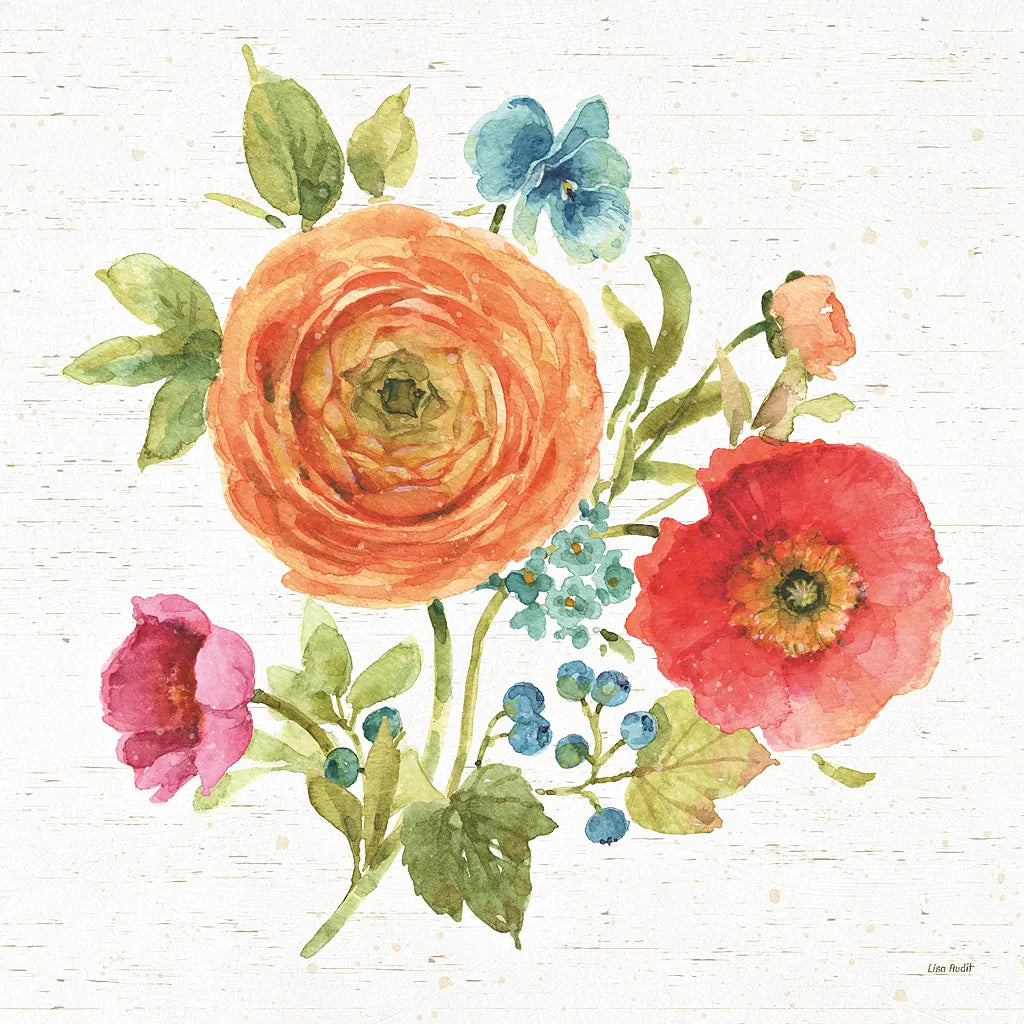 Country Fresh XIV by Lisa Audit. SKU 42091a. Archival Giclee Fine art print for wall decor.