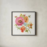 Country Fresh XV by Lisa Audit. Shown in a sleek black glass frame for a contemporary gallery look. Available as an archival giclee rolled canvas, fine art paper, or poster print. SKU 42092a.
