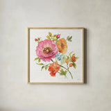 Country Fresh XV by Lisa Audit. Shown in a natural wood glass frame for a timeless modern aesthetic. Available as an archival giclee rolled canvas, fine art paper, or poster print. SKU 42092a.