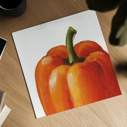 Crunchy on White by Lisa Audit. Shown as a detailed flat fine art print, highlighting archival giclee quality. Available as an archival giclee rolled canvas, fine art paper, or poster print. SKU 68124a.