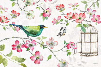 Dogwood Garden I by Lisa Audit. SKU 34763i. Archival Giclee Fine art print for wall decor.