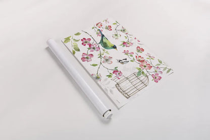 Dogwood Garden I by Lisa Audit. shown as a rolled paper print. Available as archival giclee rolled canvas, fine art paper, or poster print. SKU 34763i.