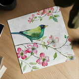 Dogwood Garden II by Lisa Audit. Shown as a detailed flat fine art print, highlighting archival giclee quality. Available as an archival giclee rolled canvas, fine art paper, or poster print. SKU 34764a.