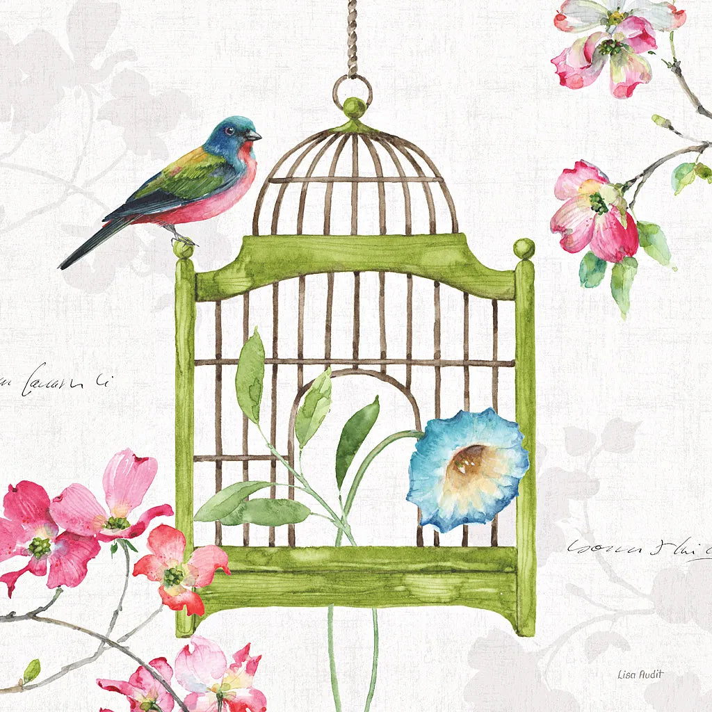 Dogwood Garden V by Lisa Audit. SKU 34767a. Archival Giclee Fine art print for wall decor.