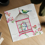 Dogwood Garden VI by Lisa Audit. Shown as a detailed flat fine art print, highlighting archival giclee quality. Available as an archival giclee rolled canvas, fine art paper, or poster print. SKU 34768a.