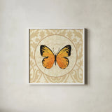 End of Summer V by Lisa Audit. Shown in a crisp white glass frame for a clean and minimalist style. Available as an archival giclee rolled canvas, fine art paper, or poster print. SKU 9072a.