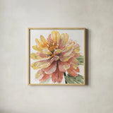 Fall Meadow VIII by Lisa Audit. Shown in a natural wood glass frame for a timeless modern aesthetic. Available as an archival giclee rolled canvas, fine art paper, or poster print. SKU 55393a.