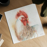 Farm Friends V by Lisa Audit. Shown as a detailed flat fine art print, highlighting archival giclee quality. Available as an archival giclee rolled canvas, fine art paper, or poster print. SKU 26536a.