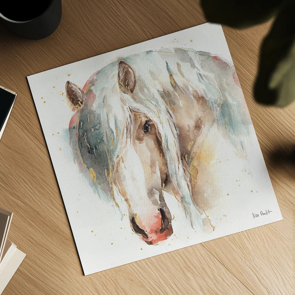 Farm Friends VI by Lisa Audit. Shown as a detailed flat fine art print, highlighting archival giclee quality. Available as an archival giclee rolled canvas, fine art paper, or poster print. SKU 26537a.