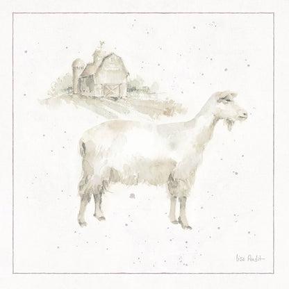 Farm Friends VII Neutral by Lisa Audit. SKU 39931a. Archival Giclee Fine art print for wall decor.