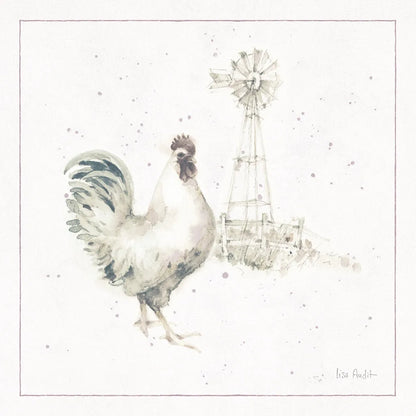 Farm Friends XI Neutral by Lisa Audit. SKU 39934a. Archival Giclee Fine art print for wall decor.