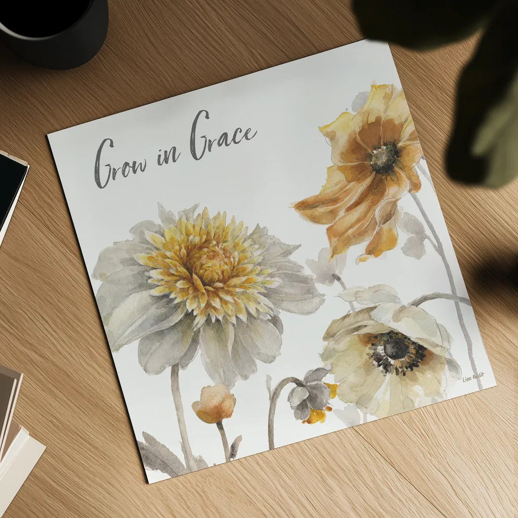 Fields of Gold II Grace by Lisa Audit. Shown as a detailed flat fine art print, highlighting archival giclee quality. Available as an archival giclee rolled canvas, fine art paper, or poster print. SKU 41569a.