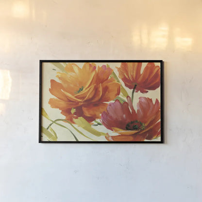 Flamboyant III by Lisa Audit. shown as a paper print in a black flame. Available as a archival giclee rolled canvas, fine art paper, or poster print. SKU 2203i.