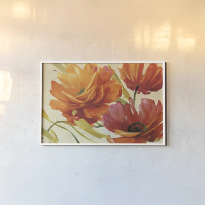 Flamboyant III by Lisa Audit. shown as a paper print in a white frame. Available as a archival giclee rolled canvas, fine art paper, or poster print. SKU 2203i.