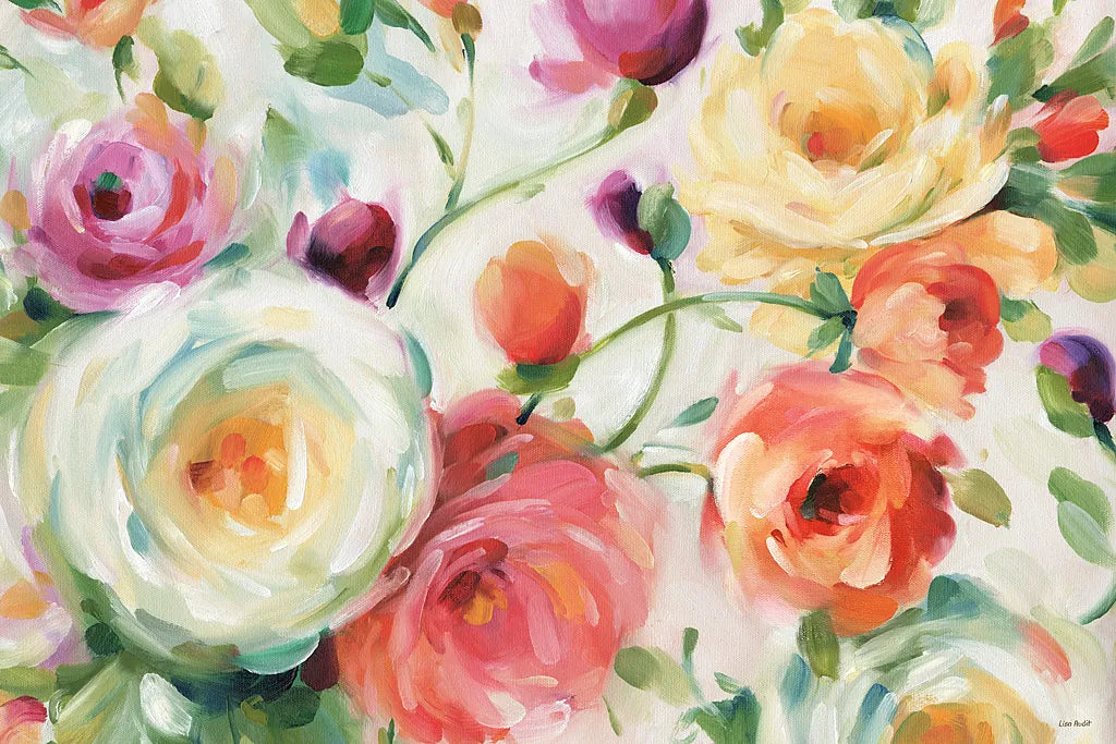Florabundance I by Lisa Audit. SKU 33488i. Archival Giclee Fine art print for wall decor.