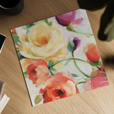 Florabundance III by Lisa Audit. Shown as a detailed flat fine art print, highlighting archival giclee quality. Available as an archival giclee rolled canvas, fine art paper, or poster print. SKU 33490a.