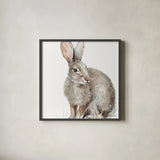 Forest Friends II by Lisa Audit. Shown in a sleek black glass frame for a contemporary gallery look. Available as an archival giclee rolled canvas, fine art paper, or poster print. SKU 42019a.