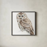 Forest Friends III by Lisa Audit. Shown in a sleek black glass frame for a contemporary gallery look. Available as an archival giclee rolled canvas, fine art paper, or poster print. SKU 42020a.