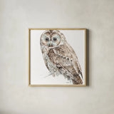 Forest Friends III by Lisa Audit. Shown in a natural wood glass frame for a timeless modern aesthetic. Available as an archival giclee rolled canvas, fine art paper, or poster print. SKU 42020a.