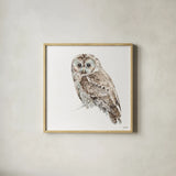 Forest Friends IX by Lisa Audit. Shown in a natural wood glass frame for a timeless modern aesthetic. Available as an archival giclee rolled canvas, fine art paper, or poster print. SKU 42026a.
