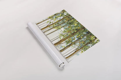 Forest Study I Crop by Lisa Audit. shown as a rolled paper print. Available as archival giclee rolled canvas, fine art paper, or poster print. SKU 11228i.