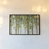 Forest Study I Crop by Lisa Audit. shown as a paper print in a black flame. Available as a archival giclee rolled canvas, fine art paper, or poster print. SKU 11228i.