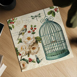 Free as a Bird I by Lisa Audit. Shown as a detailed flat fine art print, highlighting archival giclee quality. Available as an archival giclee rolled canvas, fine art paper, or poster print. SKU 11911a.
