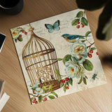 Free as a Bird II by Lisa Audit. Shown as a detailed flat fine art print, highlighting archival giclee quality. Available as an archival giclee rolled canvas, fine art paper, or poster print. SKU 11912a.