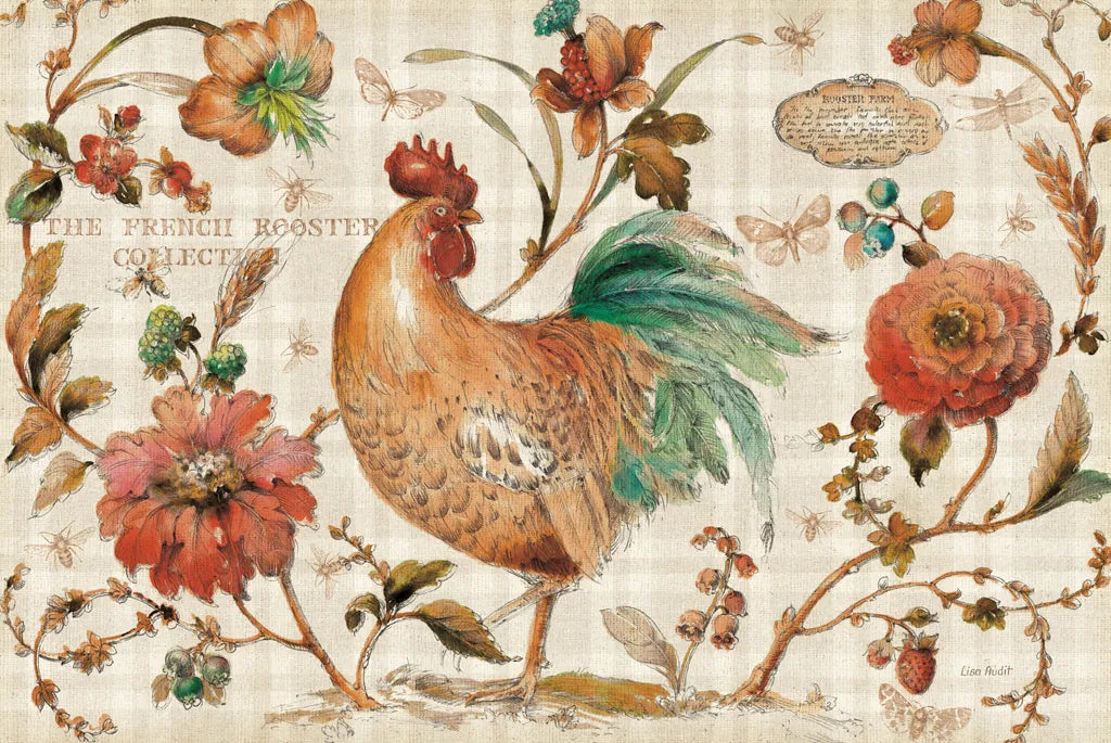 French Country I by Lisa Audit. SKU 30313i. Archival Giclee Fine art print for wall decor.