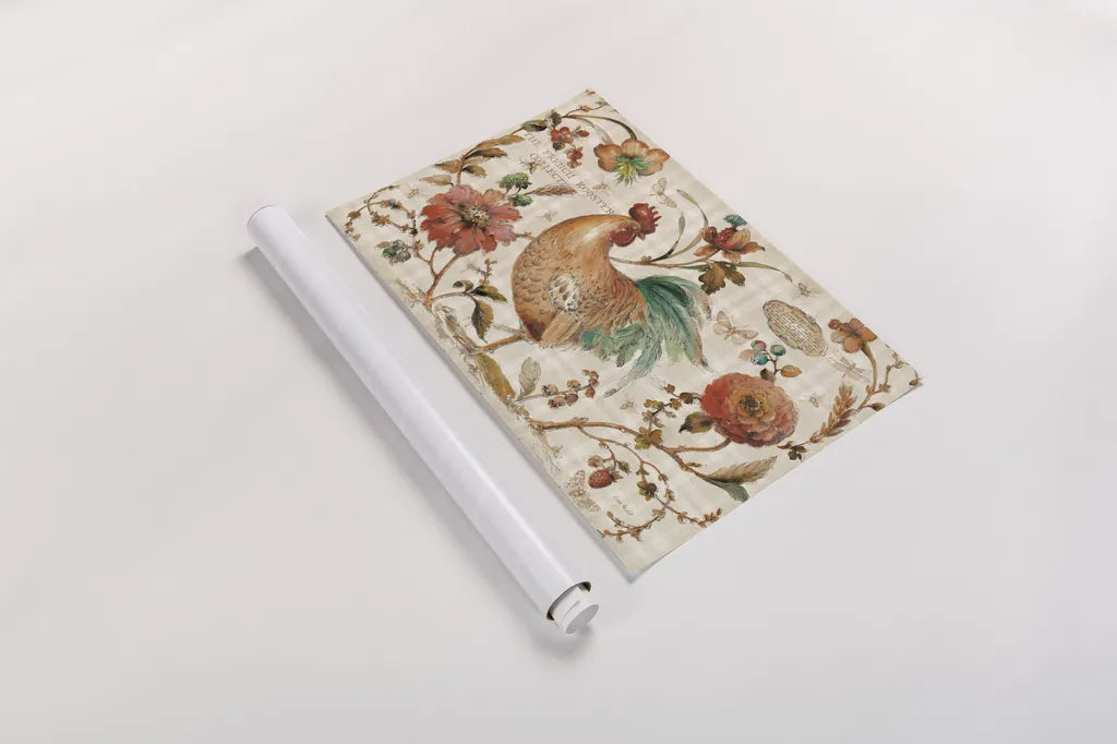 French Country I by Lisa Audit. shown as a rolled paper print. Available as archival giclee rolled canvas, fine art paper, or poster print. SKU 30313i.