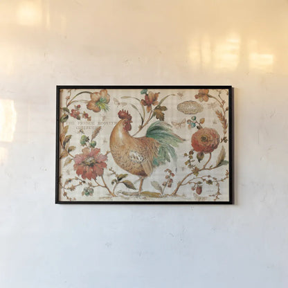 French Country I by Lisa Audit. shown as a paper print in a black flame. Available as a archival giclee rolled canvas, fine art paper, or poster print. SKU 30313i.