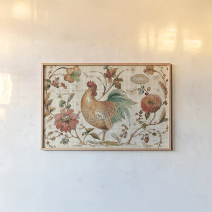 French Country I by Lisa Audit. shown as a paper print in a natural frame. Available as a archival giclee rolled canvas, fine art paper, or poster print. SKU 30313i.