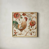 French Country II by Lisa Audit. Shown in a natural wood glass frame for a timeless modern aesthetic. Available as an archival giclee rolled canvas, fine art paper, or poster print. SKU 15767a.