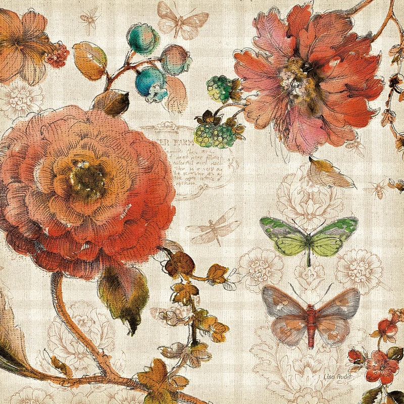 French Country IV by Lisa Audit. SKU 15838a. Archival Giclee Fine art print for wall decor.