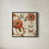 French Country IV by Lisa Audit. Shown in a sleek black glass frame for a contemporary gallery look. Available as an archival giclee rolled canvas, fine art paper, or poster print. SKU 15838a.