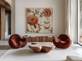 French Country IV by Lisa Audit. Shown as extra-large giant wall art in a modern living room. Available as an archival giclee rolled canvas, fine art paper, or poster print. SKU 15838a.
